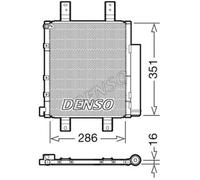 DENSO Condenseur Climatisation Avec Sécheur Pour Daihatsu Cuore VI L251 Honda