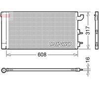 DENSO Condenseur Climatisation Avec Sécheur Pour Fiat Panda 169 Buick Century