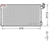 DENSO Condenseur Climatisation Climacondeur Pour VW Sharan 1.4 TSI 2.0 TDI