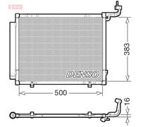 DENSO DCN10057 Condenseur, climatisation pour FORD