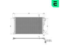 DENSO DCN41034 Condensateur Climatiseur avec Sécheur pour Hyundai Elantra
