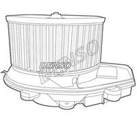 DENSO DEA02002 Pulseur d'air habitacle