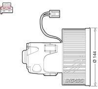 DENSO DEA05008 Pulseur d'air habitacle