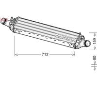 DENSO DIT02038 Intercooler, échangeur pour AUDI