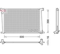 Radiateur moteur DENSO DRM05007