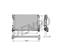 DENSO DRM09163 Radiateur d'eau