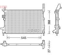 DENSO DRM10029 Radiateur, refroidissement du moteur pour FORD