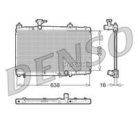 DENSO DRM50007 Radiateur, refroidissement du moteur pour TOYOTA