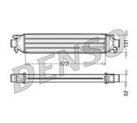 DENSO Échangeur De Chaleur Pour Alfa Romeo Mito 955 Giulietta 940 199 DIT09107