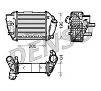 DENSO Échangeur De Chaleur Pour Audi A4 Avant 8E5 B6 8H7 8HE B7 8E2 DIT02005