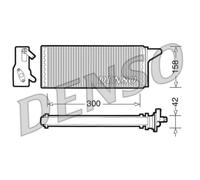 DENSO Échangeur Thermique Chauffage Intérieur Aluminium pour Iveco Daily I