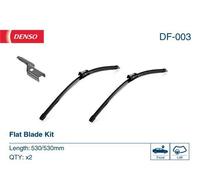 DENSO Flat Balai d'essuie-glace Avant pour SKODA Fabia II 3/5 portes (542)