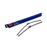 DENSO Kit de balais d'essuie-glace plats (DF-016) Contient 2 pièces pour véhicule avec volant gauche. 650/450mm, silencieux, durable avec design aérodynamique - Essuie-glace OEM avec 2 ans de garantie