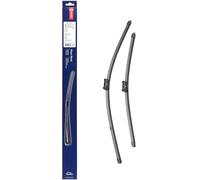 DENSO Kit de balais d'essuie-glace plats(DF-037) Contient 2 pièces pour véhicule avec volant gauche. 650/500mm, silencieux, durable avec design aérodynamique - Essuie-glace OEM avec 2 ans de garantie