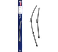 DENSO Kit de balais d'essuie-glace plats (DF-075) Contient 2 pièces pour véhicule avec volant gauche. 750/700mm, silencieux, durable avec design aérodynamique - Essuie-glace OEM avec 2 ans de garantie