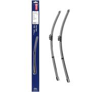 DENSO Kit de balais d'essuie-glace plats (DF-083) Contient 2 pièces pour véhicule avec volant gauche. 550/550mm, silencieux, durable avec design aérodynamique - Essuie-glace OEM avec 2 ans de garantie