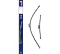 DENSO Kit de balais d'essuie-glace plats (DF-216) Contient 2 pièces pour véhicule avec volant droite. 700/350mm, silencieux, durable avec design aérodynamique - Essuie-glace OEM avec 2 ans de garantie