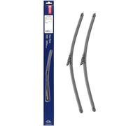 DENSO Kit de balais d'essuie-glace plats (DF-402) Contient 2 pièces pour véhicule avec volant gauche. 550/530mm, silencieux, durable avec design aérodynamique - Essuie-glace OEM avec 2 ans de garantie