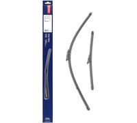 DENSO Kit de balais d'essuie-glace plats (DF-404) Contient 2 pièces pour véhicule avec volant gauche. 700/380mm, silencieux, durable avec design aérodynamique - Essuie-glace OEM avec 2 ans de garantie