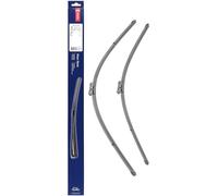 DENSO Kit de balais d'essuie-glace plats (DF-418) Contient 2 pièces pour véhicule avec volant gauche. 750/630mm, silencieux, durable avec design aérodynamique - Essuie-glace OEM avec 2 ans de garantie