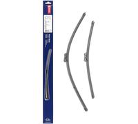 DENSO Kit de balais d'essuie-glace plats (DF-419) Contient 2 pièces pour véhicule avec volant gauche. 650/475mm, silencieux, durable avec design aérodynamique - Essuie-glace OEM avec 2 ans de garantie