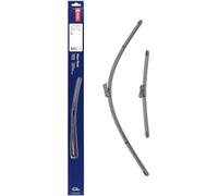 DENSO Kit de balais d'essuie-glace plats (DF-420) Contient 2 pièces pour véhicule avec volant gauche. 700/350mm, silencieux, durable avec design aérodynamique - Essuie-glace OEM avec 2 ans de garantie