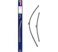 DENSO Kit de balais d'essuie-glace plats (DF-431) Contient 2 pièces pour véhicule avec volant gauche. 700/450mm, silencieux, durable avec design aérodynamique - Essuie-glace OEM avec 2 ans de garantie