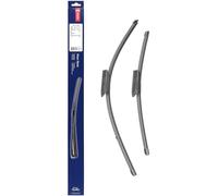 DENSO Kit de balais d'essuie-glace plats (DF-436) Contient 2 pièces pour véhicule avec volant gauche. 650/425mm, silencieux, durable avec design aérodynamique - Essuie-glace OEM avec 2 ans de garantie