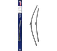 DENSO Kit de balais d'essuie-glace plats (DF-441) Contient 2 pièces pour véhicule avec volant gauche. 600/475mm, silencieux, durable avec design aérodynamique - Essuie-glace OEM avec 2 ans de garantie