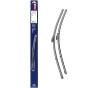 DENSO Kit de balais d'essuie-glace plats (DF-442) Contient 2 pièces pour véhicule avec volant gauche. 580/530mm, silencieux, durable avec design aérodynamique - Essuie-glace OEM avec 2 ans de garantie