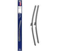DENSO Kit de balais d'essuie-glace plats (DF-450) Contient 2 pièces pour véhicule avec volant gauche. 630/575mm, silencieux, durable avec design aérodynamique - Essuie-glace OEM avec 2 ans de garantie