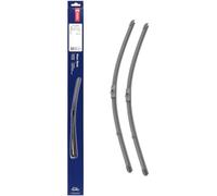 DENSO Kit de balais d'essuie-glace plats (DF-460) Contient 2 pièces pour véhicule avec volant gauche. 530/530mm, silencieux, durable avec design aérodynamique - Essuie-glace OEM avec 2 ans de garantie
