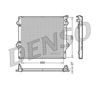 DENSO Radiateur Moteur Alu Pour Toyota Land Cruiser Prado _J12_ 4.0