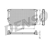 DENSO Radiateur Moteur Alu Pour Toyota RAV 4 III _A3_ 2.2 D 4WD