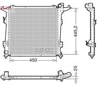DENSO Radiateur Refroidisseur D'Eau Compatible Pour KIA Cee'D SW ED 2.0 CRDi 140