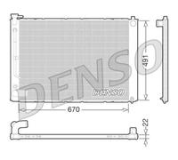 DENSO Radiateur Refroidisseur D'Eau Compatible Pour Lexus RX MHU3 GSU3 MCU3 300