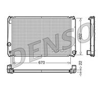 DENSO Radiateur Refroidisseur D'Eau Convient pour Toyota Rav 4 III A3 WWA4 AVA4