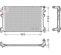 DENSO Radiateur Refroidisseur pour VW Polo 1.0 TSI 1.5 T-Cross Seat Ibiza De V