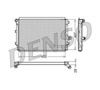 DENSO Refroidisseur Radiateur de Aluminium pour VW Passat Modèle 3C5 2.0 Tdi 16V
