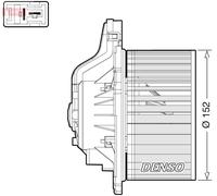 DENSO Ventilateur Intérieur pour Hyundai i30 GD Coupé DM Kia Cee Jd Sportswagon