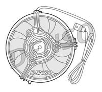 DENSO Ventilateur Refroidissement Moteur Convient pour VW Passat Variant A6