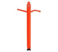 Densony Sky Puppet Dancer - Mannequin gonflable - 6 m - Avec ventilateur de 750 W et fermeture - Durable - Résistant à la déchirure - Pour la publicité des festivals - Orange
