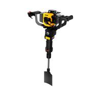 Densony Tarière à essence 1250 W 52 CC avec entonnoir, flacon mélangeur pour fioul, pelle, tige de raccordement, 6500 tr/min, tarière pour creuser, creuser, fosser, planter, légumes