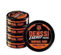 Denssi Energy Sachets - Caféine à action rapide + Nootropic Boost - Sans sucre, sans tabac, remplacement zéro accident/alternative pour la concentration et l'énergie - Fabriqué aux États-Unis - 100 mg