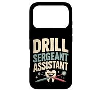 Dent d'assistant de Sergent de perceuse Humour Dentaire Coque pour iPhone 17 Pro