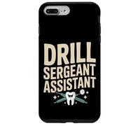 Dent d'assistant de Sergent de perceuse Humour Dentaire Coque pour iPhone 7 Plus/8 Plus