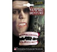 Dent de vampire Accessoires pour déguisements d'Halloween blanc adulte
