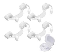 Dent de Vampire Halloween, Kit de Dent de Vampires, Stable et sans Danger, Fausses Dents de Vampire, Jeux de Rôle, Accessoire de Fête, Partie Cosplay Crocs de Fête Halloween, 4 Pièces