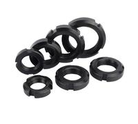 Dent gauche DIN981 Écrou rond fendu à quatre fentes GB812(M25x1.5(2pcs))