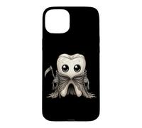 Dent Grim Reaper Mignon Halloween Dents Molaires Dentisterie Coque pour iPhone 15 Plus